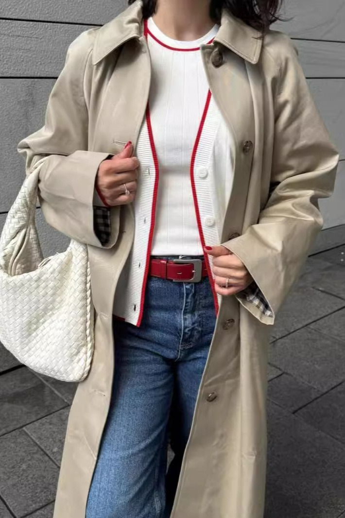 Polo Collar Single Breasted Elegant Overcoat - Fashionpara