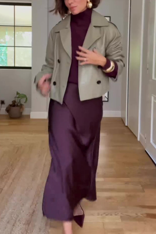 Jaelyn Long Sleeve Turtleneck Sweater and Maxi Skirt Set