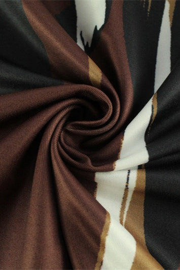 Sexy Strapless Floral Print Bodycon Maxi Dress