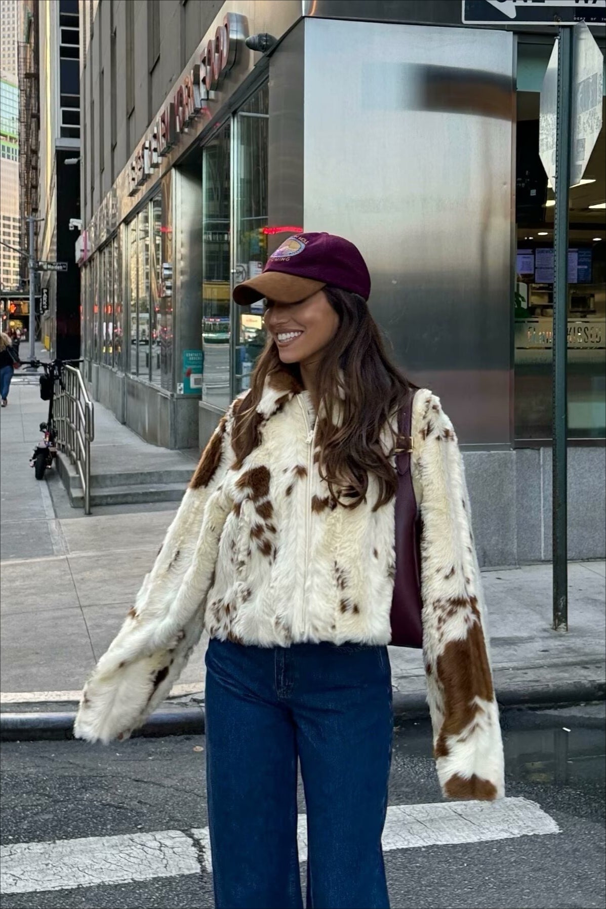 Chic Leopard Print Faux Fur Coat for Stylish Warmth