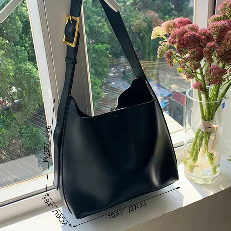 Silver Pleated Drawstring Shoulder Bag