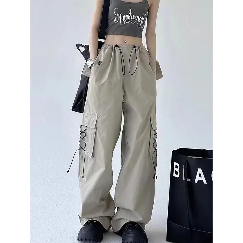 High Street Pleated Casual Pants