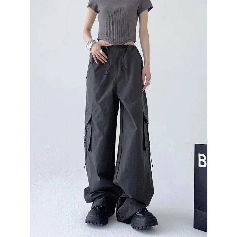 High Street Pleated Casual Pants