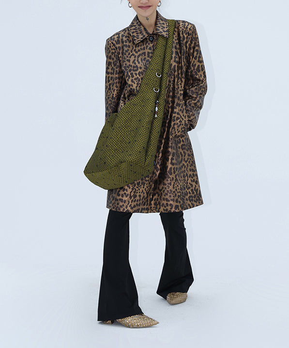 American Large Capacity Embroidery Messenger Bag