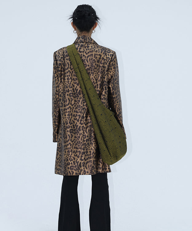 American Large Capacity Embroidery Messenger Bag