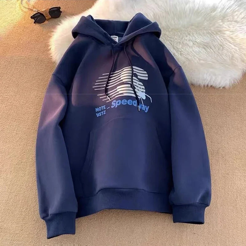 Speedway Letter Graphic Hoodie