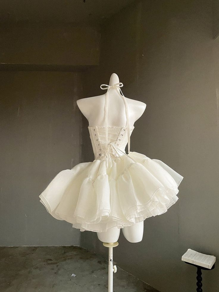 Sweet Princess Yellow Organza Birthday Dress Short Party Dress With Bow S226