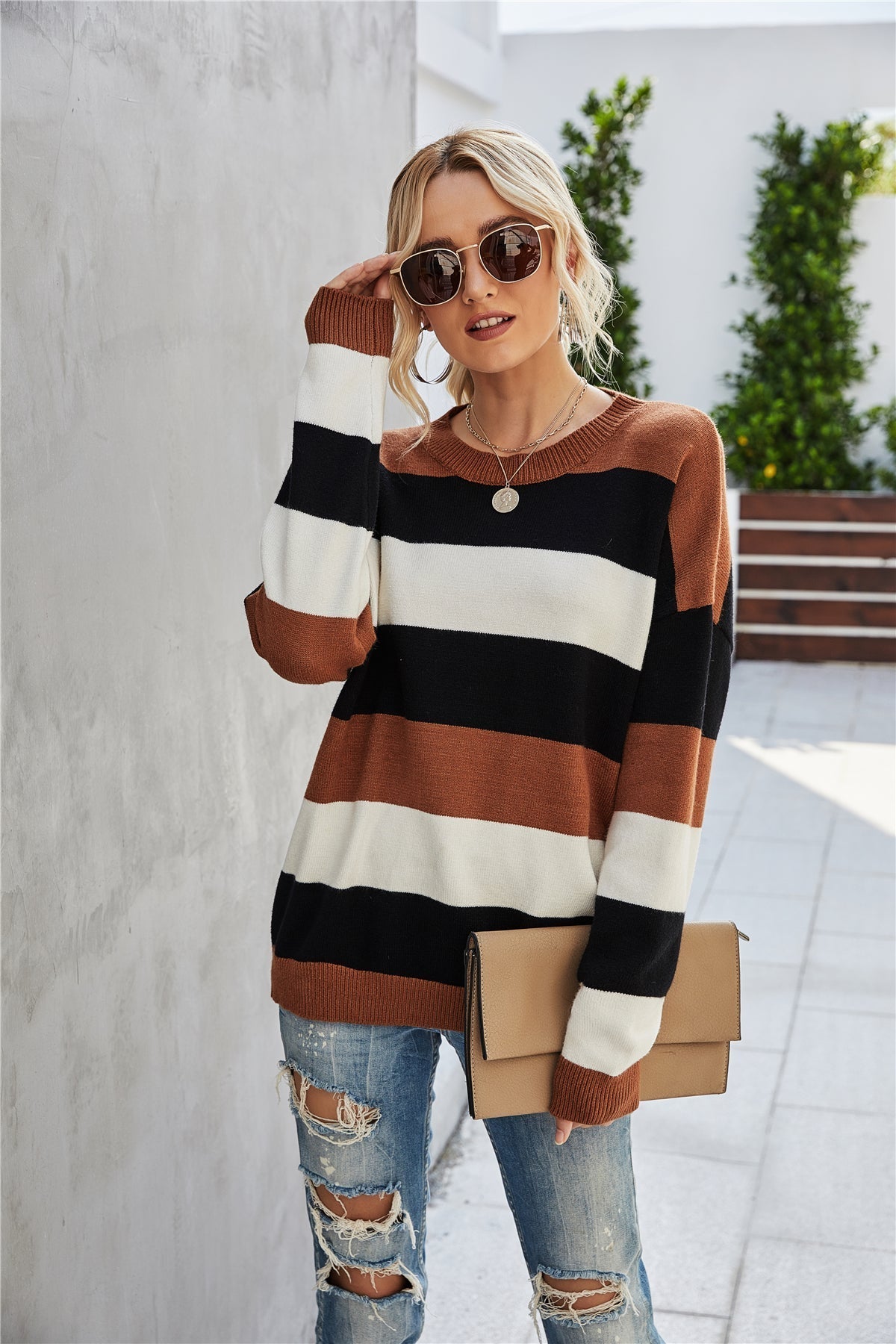 Knitted Long Sleeve Bottoming Shirt