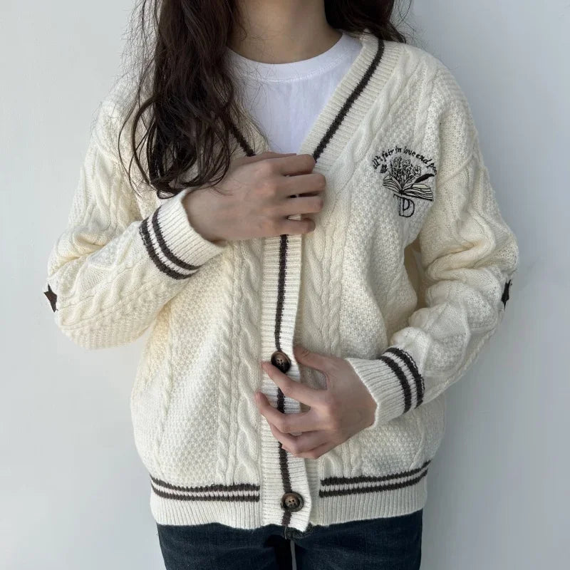 Book TTPD Embroidered V-neck Cardigan