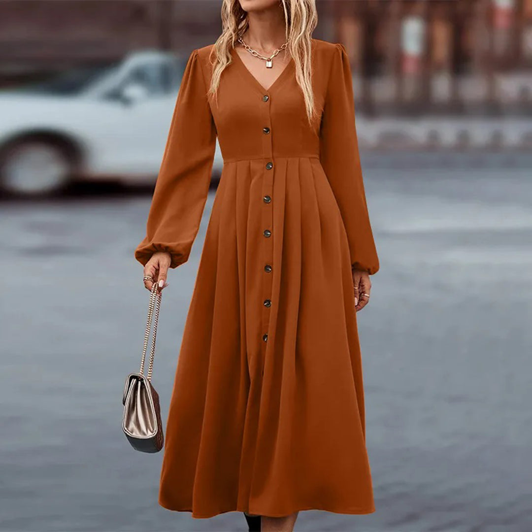 Oneida Boho V-neck Maxi Dress for Women Office and Evening - View 2
