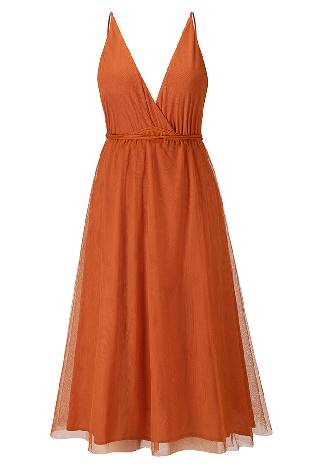 Simple Deep V Neck Green Party Dress - Fashionpara