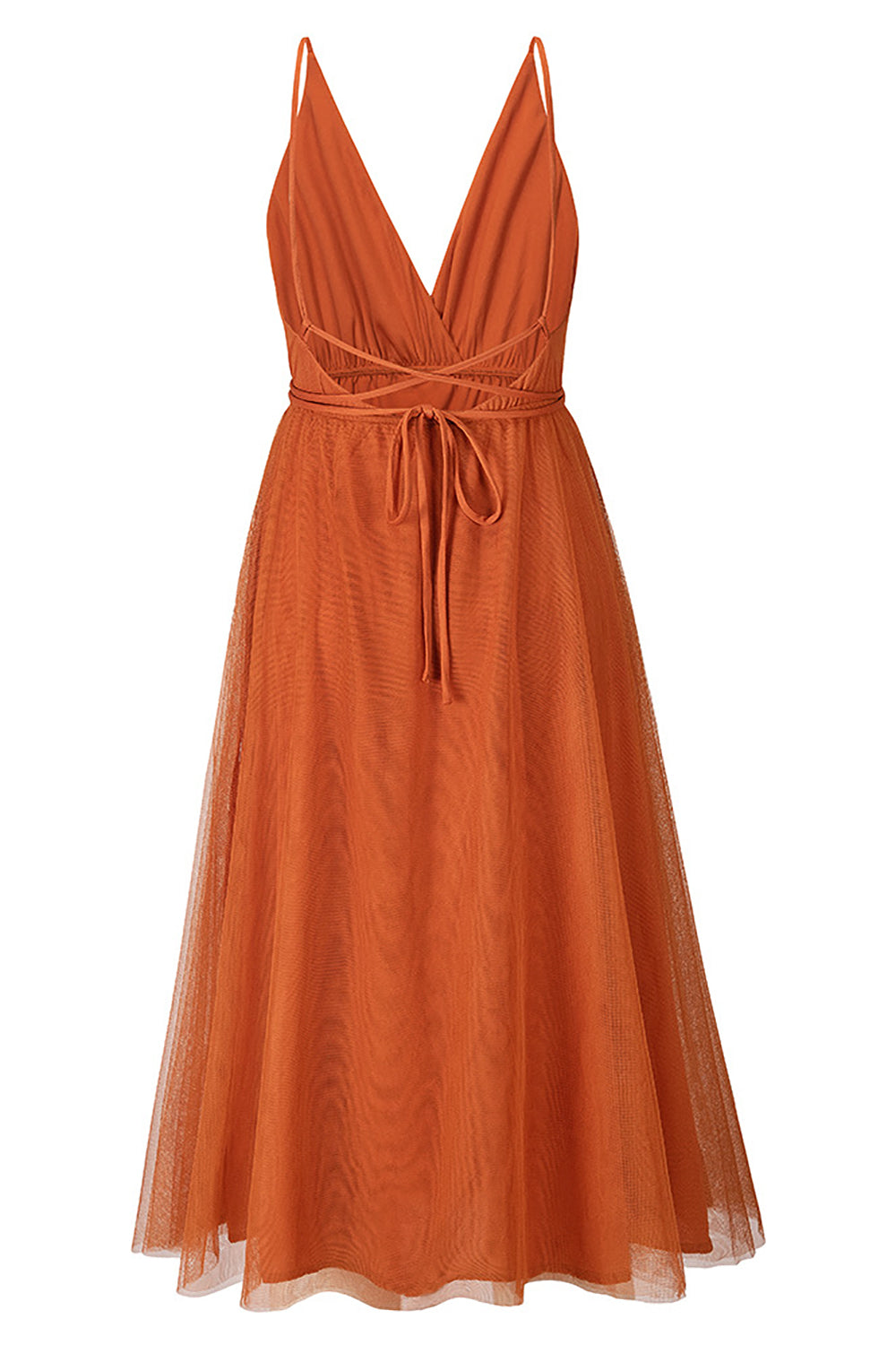 Simple Deep V Neck Green Party Dress - Fashionpara