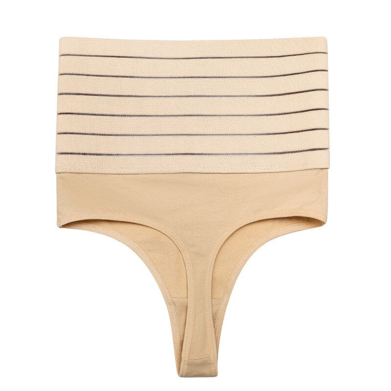 High Waist Shaping Thong Breathable Body Shaper Slimming Tummy Underwear Butt Lifter Seamless Panties Shaperwear