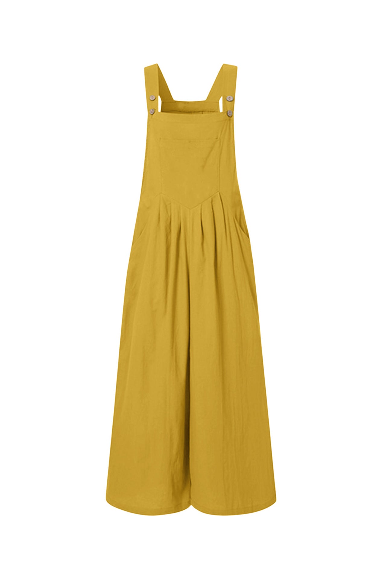 Candy Color Chest With Pocket Jumpsuits - Fashionpara