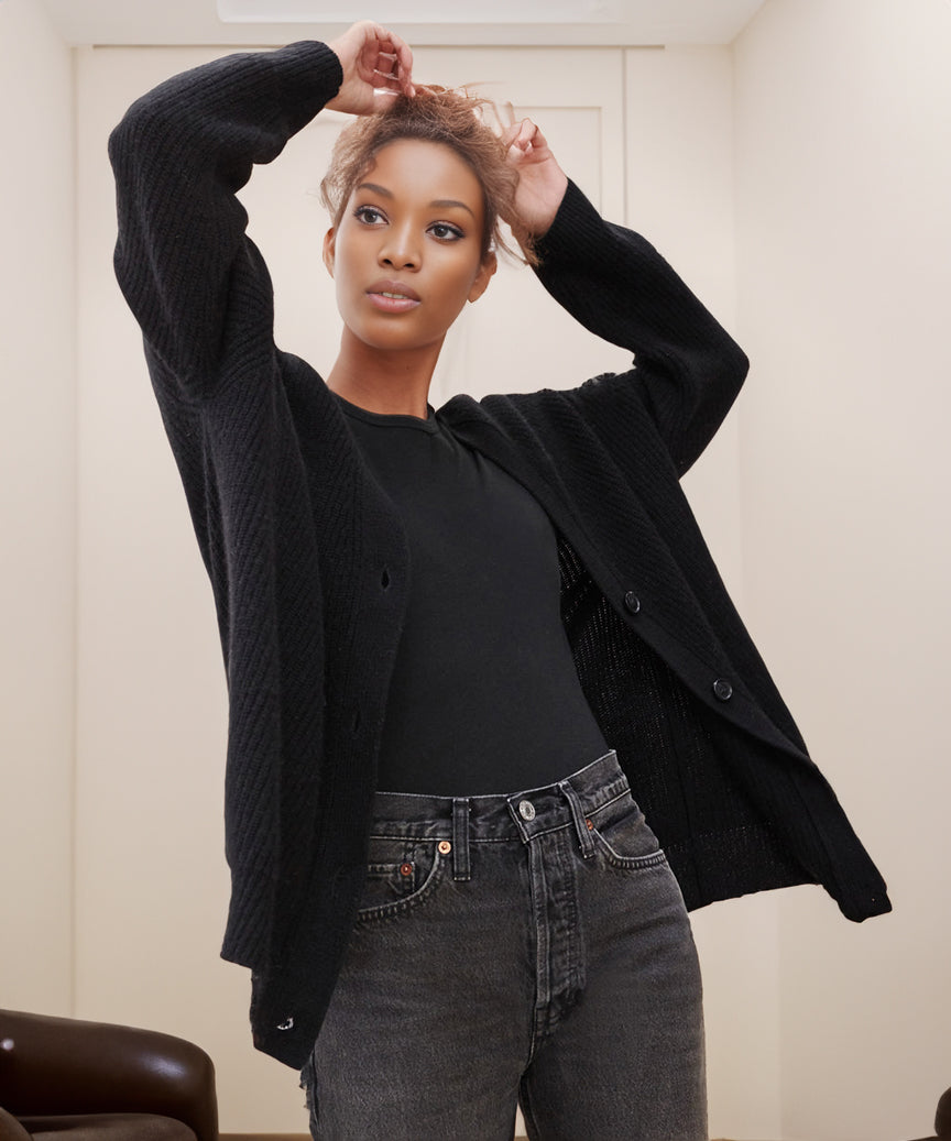 Cashmere Cocoon Cardigan 2