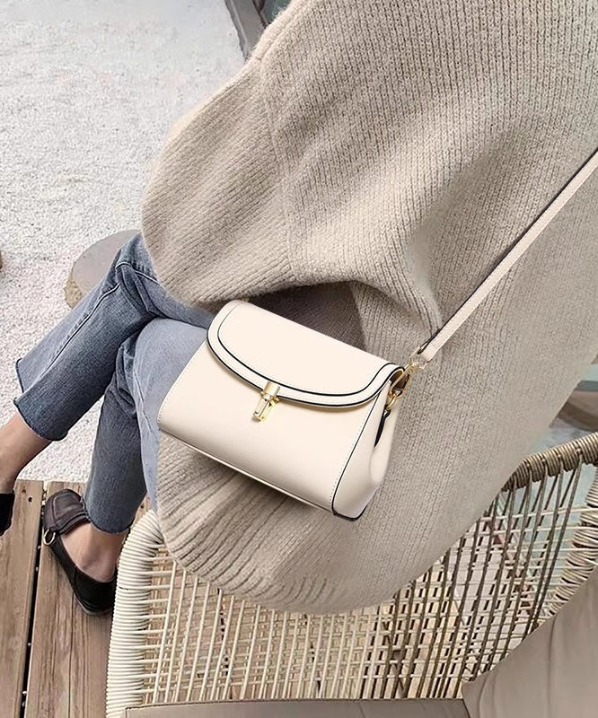 Casual Coffee Versatile Faux Leather Messenger Bag