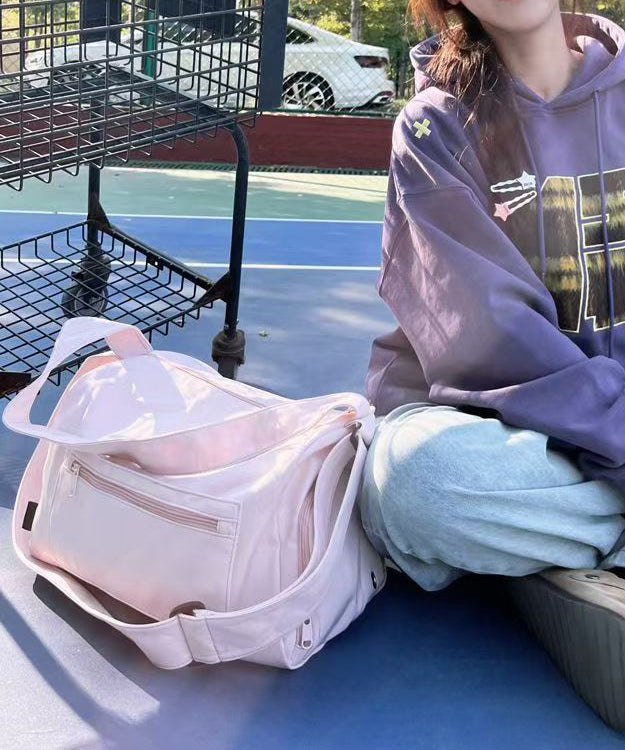 Casual Red Solid Durable Large Capacity Messenger Bag