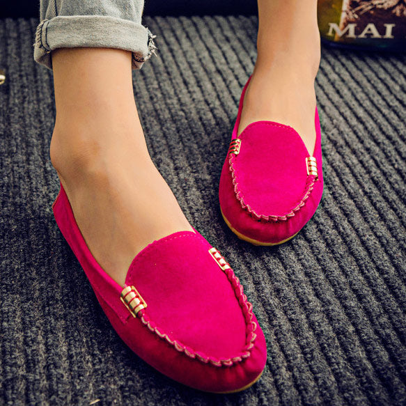 Casual Closed-toe Flat Heel Shoes - Mislish
