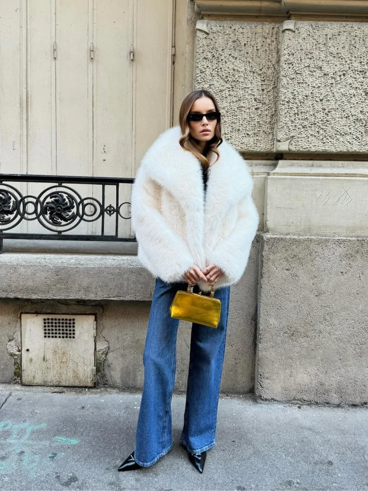 Fluffy Cropped Thermal Coat