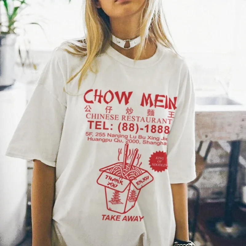 Noodle Retro T-shirt - Fashionpara