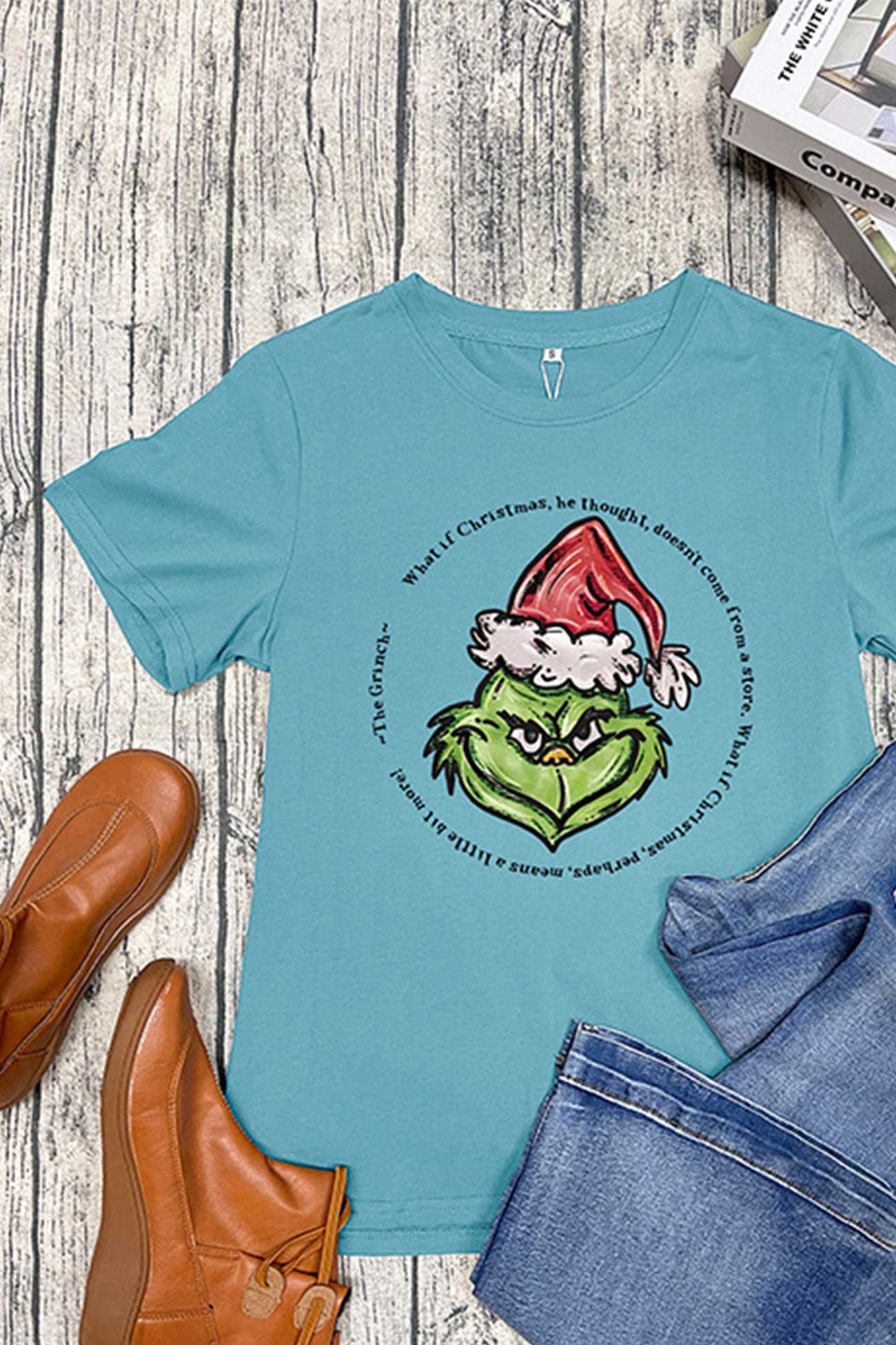 Christmas Chest Printed Cotton T-shirt