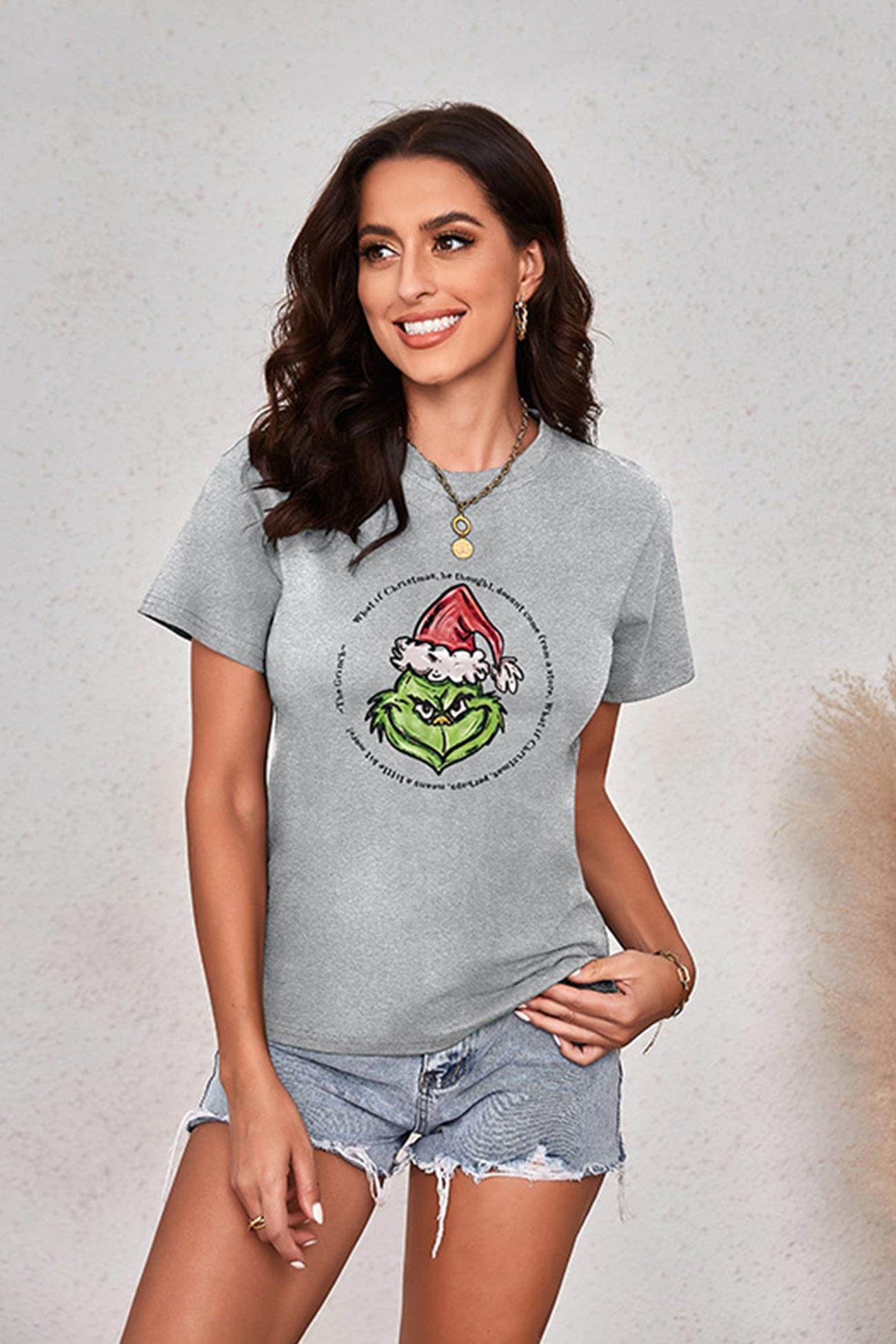 Christmas Chest Printed Cotton T-shirt