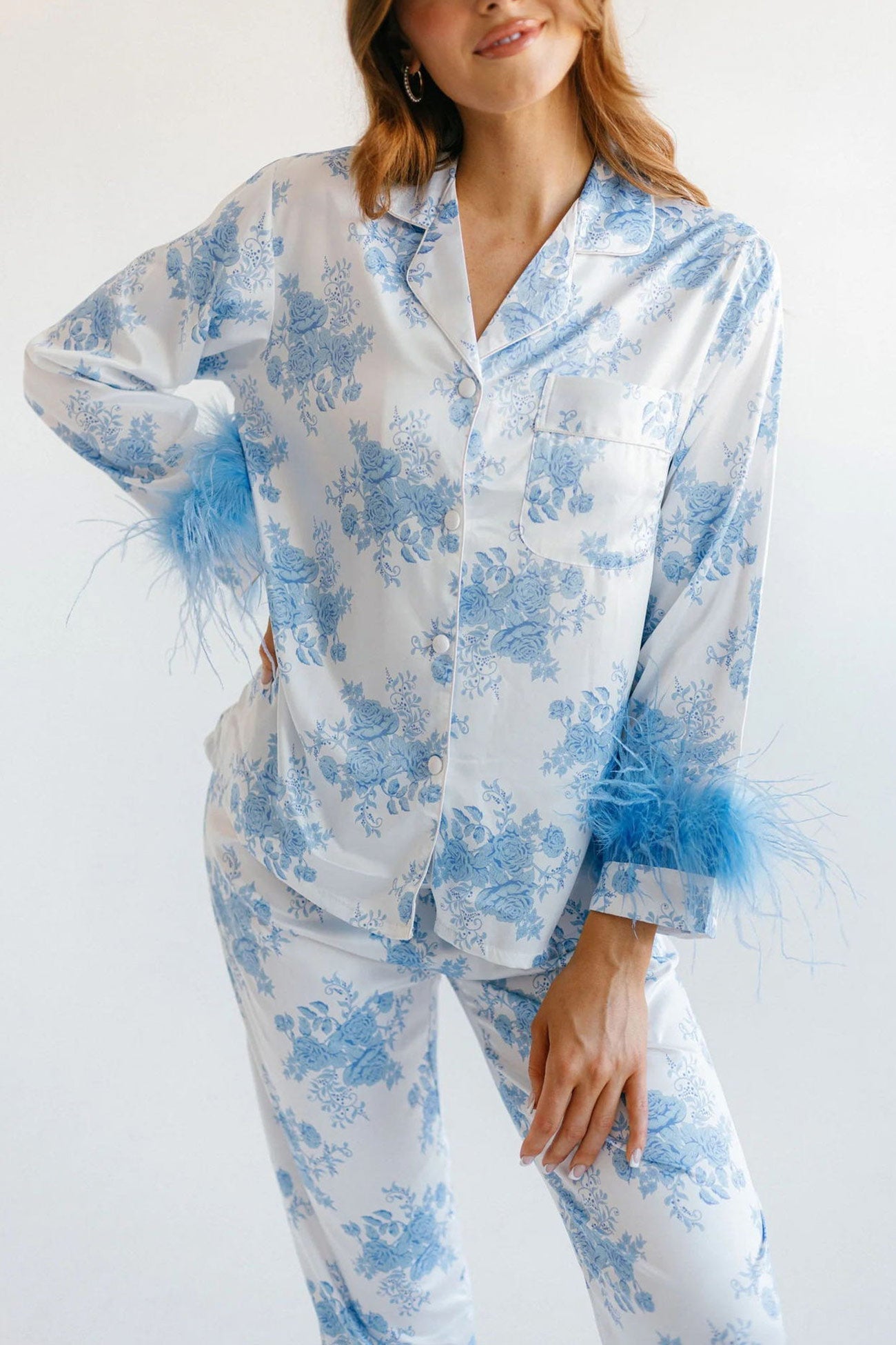 Christmas Printed Fuzzy Parent-child Outfits Loungewear