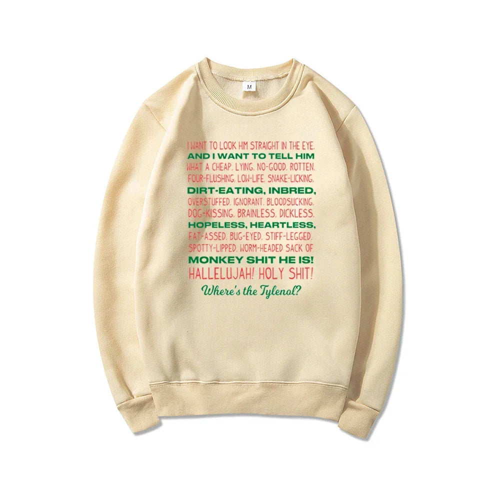 Funny Griswold Family Vacation Retro Unisex Christmas Hoodie Khaki / S Hoodies-L