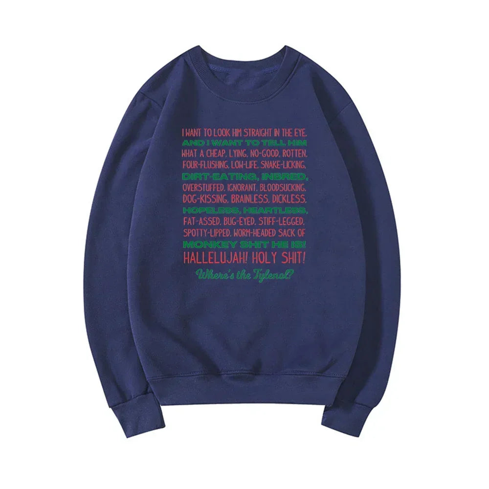 Funny Griswold Family Vacation Retro Unisex Christmas Hoodie Navy Blue / S Hoodies-L