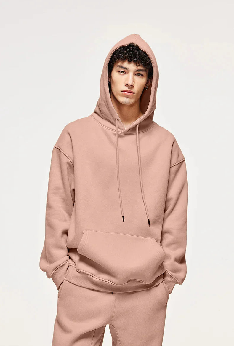 Colorful Basic Pullover Hoodie - Fashionpara