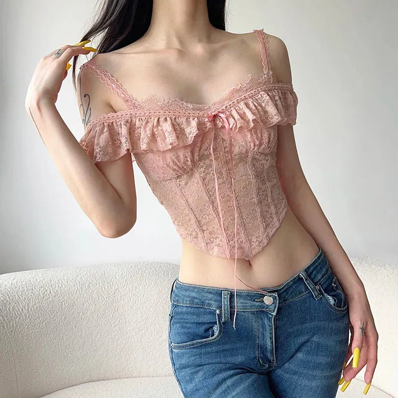 Coquette Lace Crop Top
