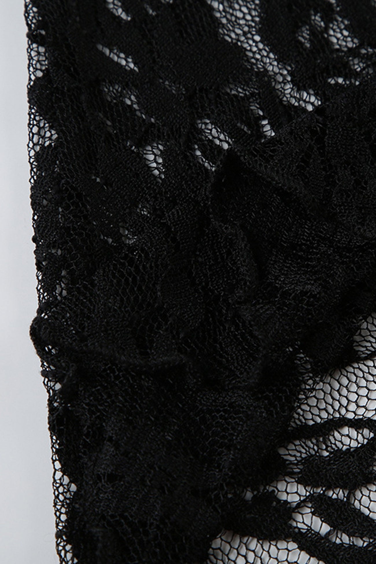 Cotton Floral Print Lace Hem Fishtail Dress