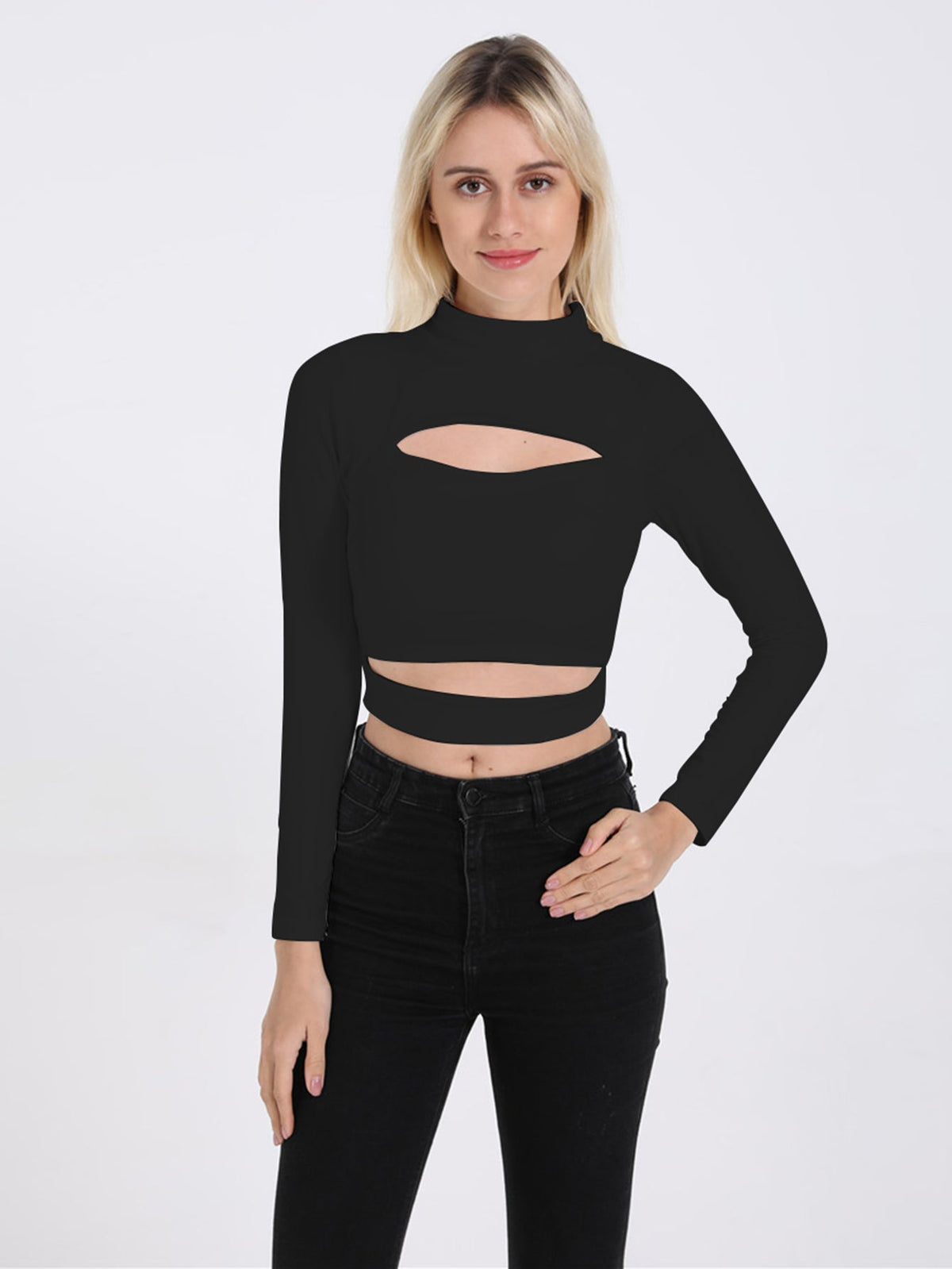 KittenAlarm - Cut Out Crop Tee