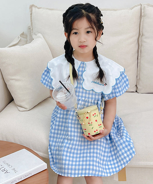 Cute Versatile Rubber Red Cherry Print Faux Leather Crossbody Bag