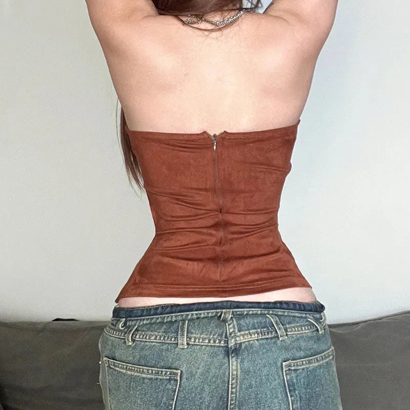 Cyberpunk Cut Out Tube Top