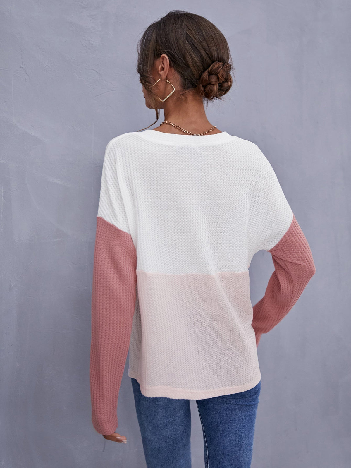KittenAlarm - Drop Shoulder Colorblock Tee