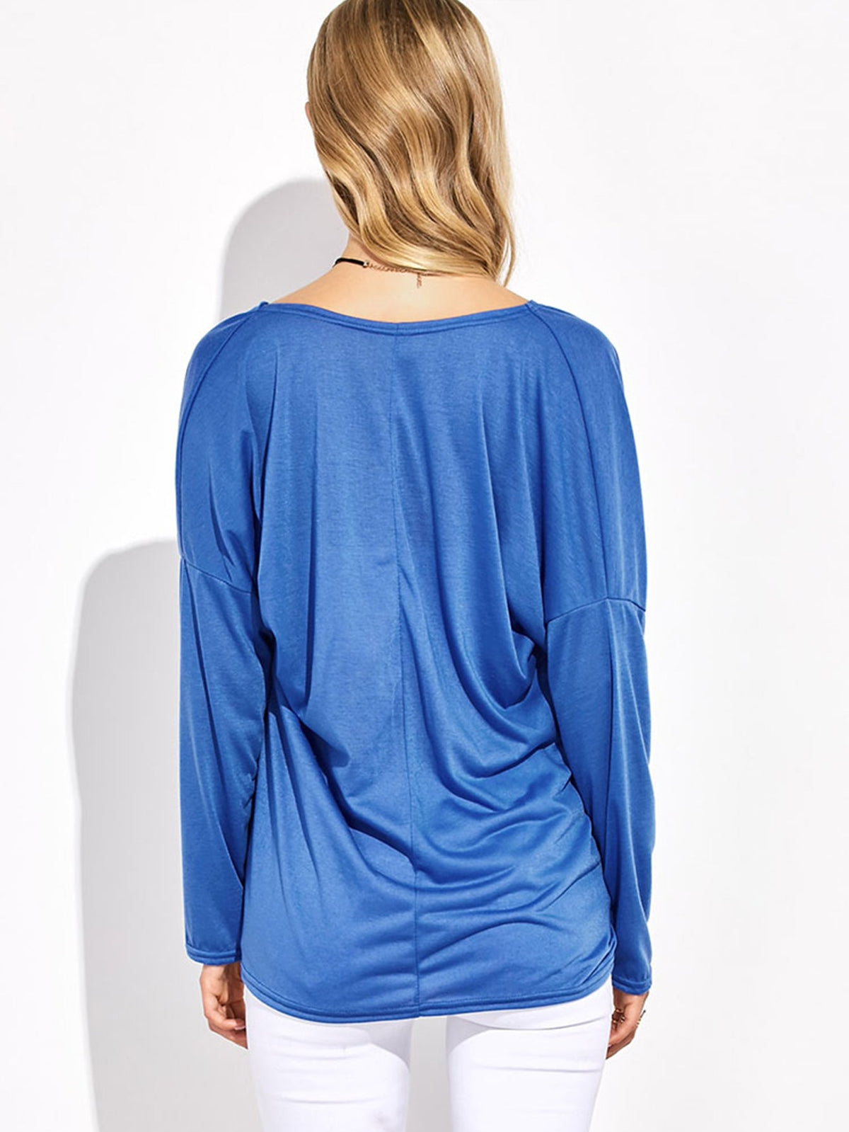 KittenAlarm - Drop Shoulder Twist Front Top