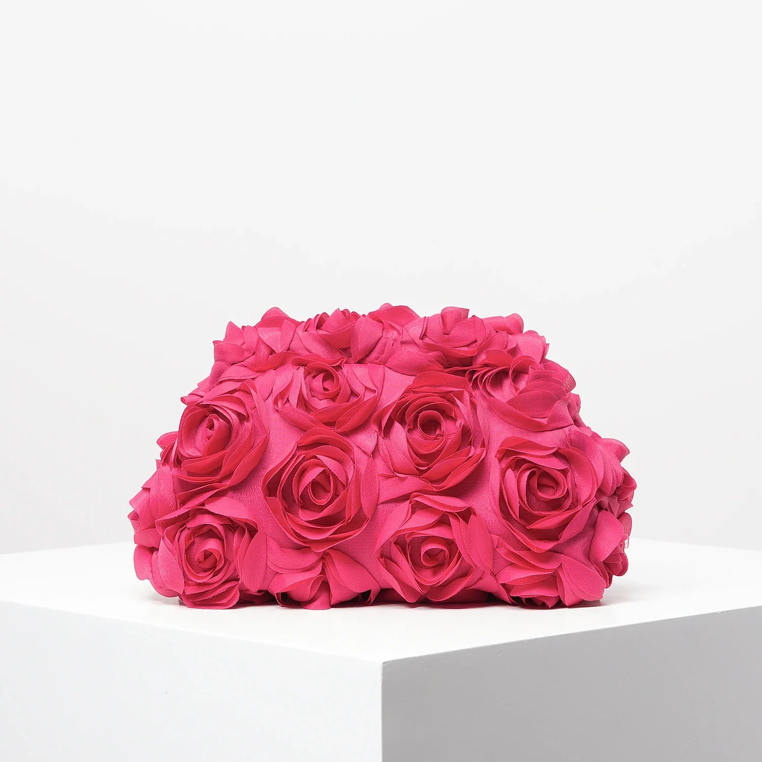 Elegant Rose Wedding Party Clutch Wristlet