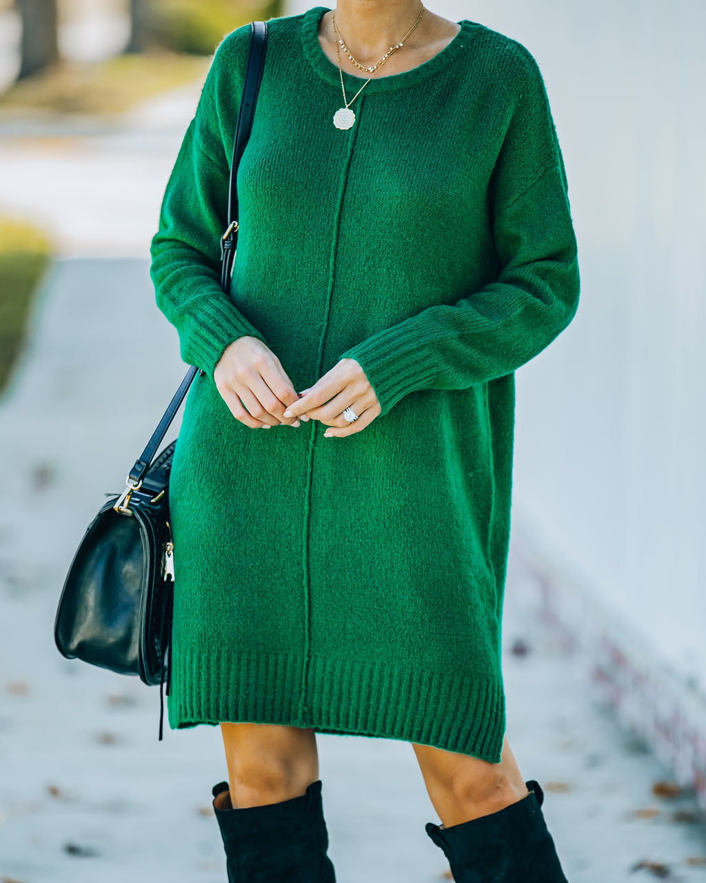 Smoky Mountain Mini Dress in Elegant Green for Any Occasion