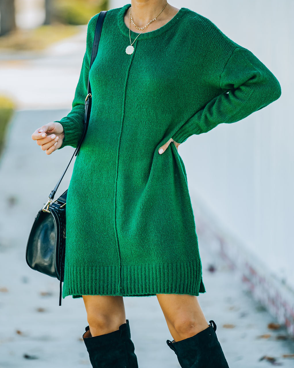 Smoky Mountain Mini Dress in Elegant Green for Any Occasion