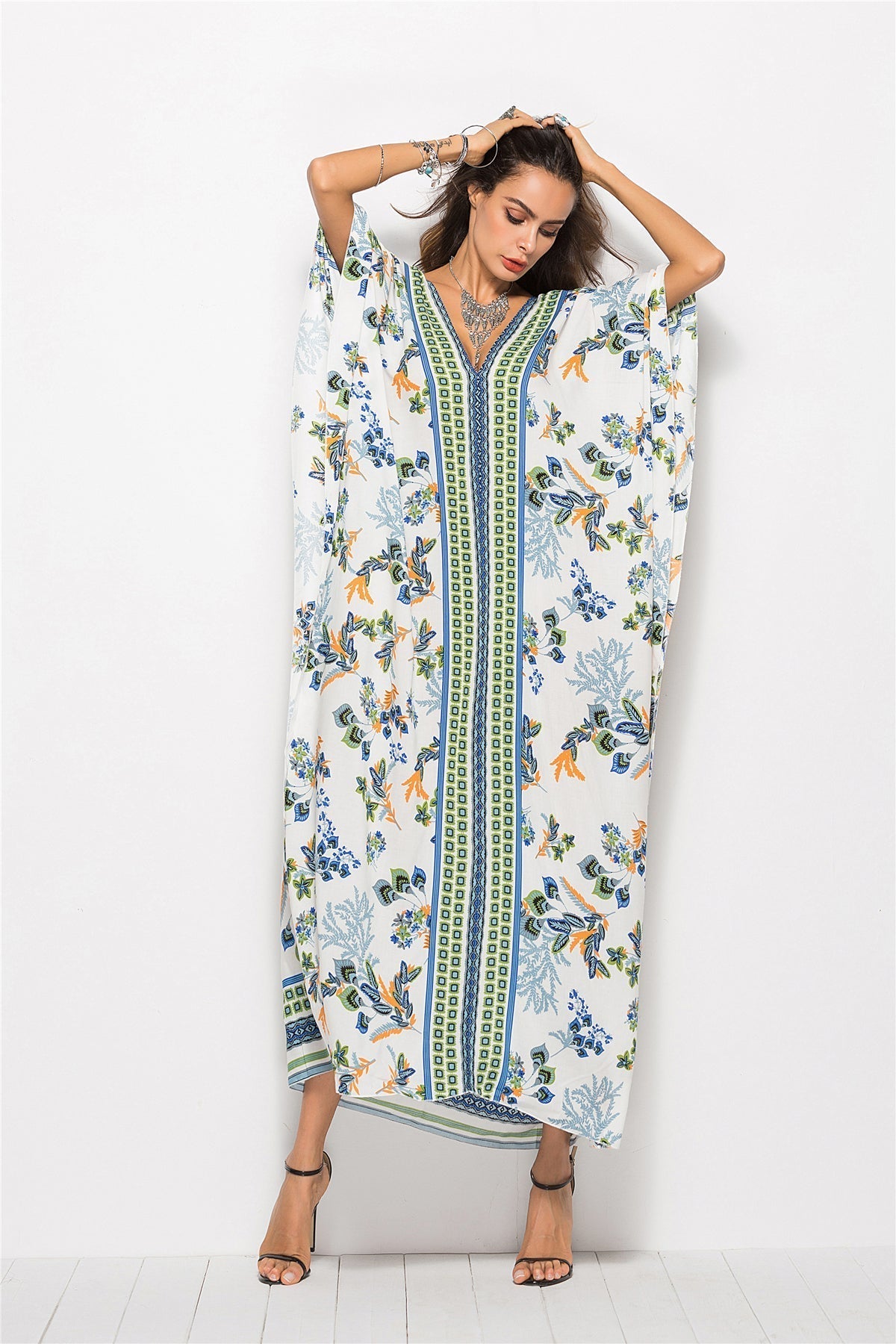 KittenAlarm - Fashion Bat-sleeve Robe Dress