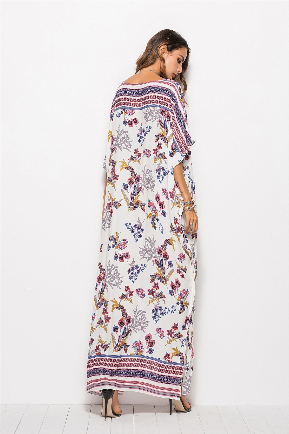 KittenAlarm - Fashion Bat-sleeve Robe Dress