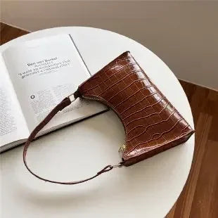 Exquisite Retro Leather Shopping Shoulder Bag