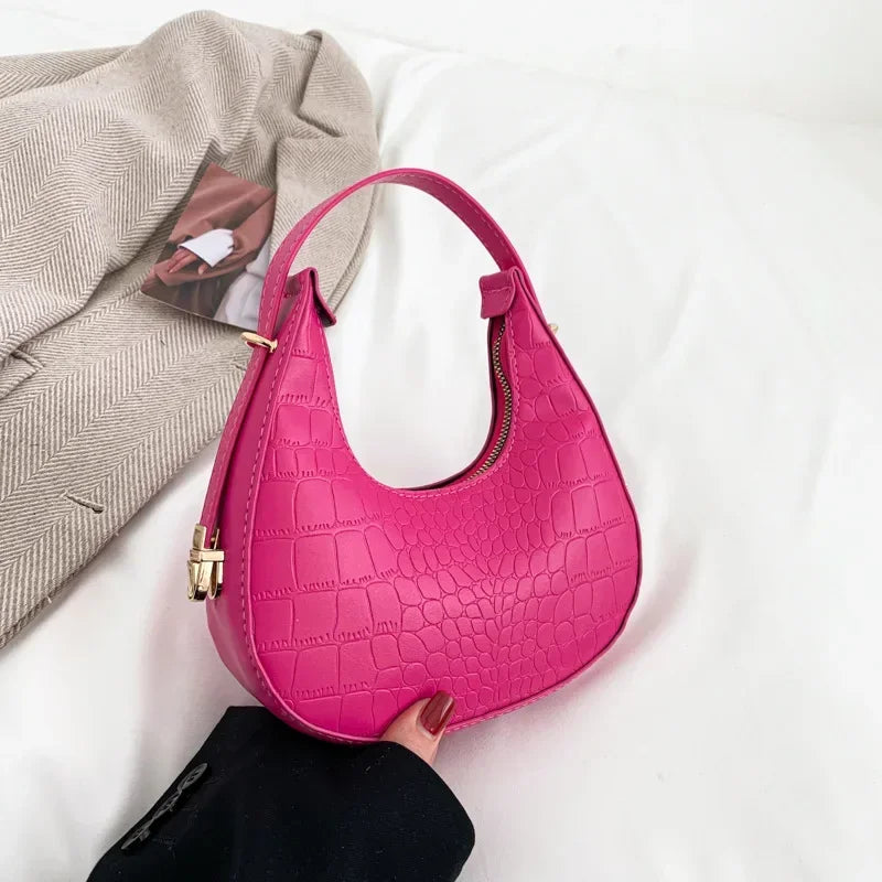 Luxury PU Leather Small Shoulder Clutch Bag