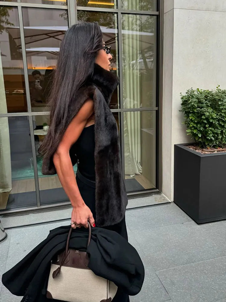 Thicken Warm Sleeveless Vest Coat