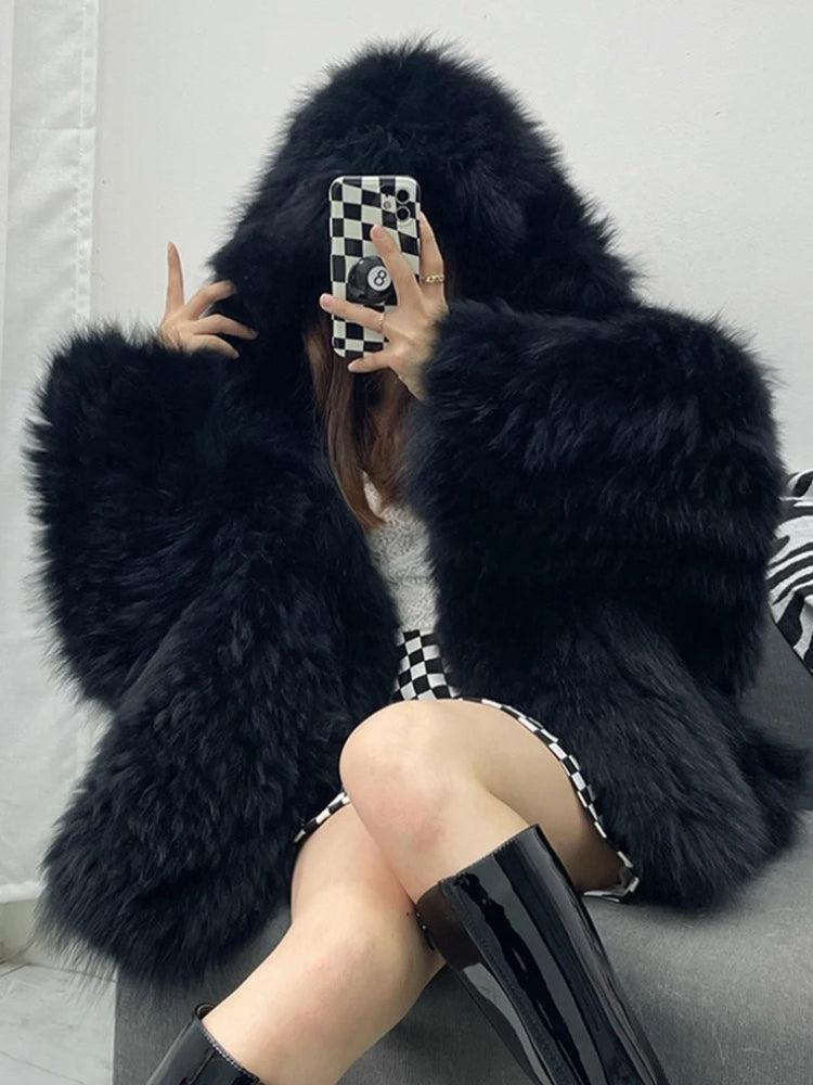 Faux Fur Hooded Jacket 6