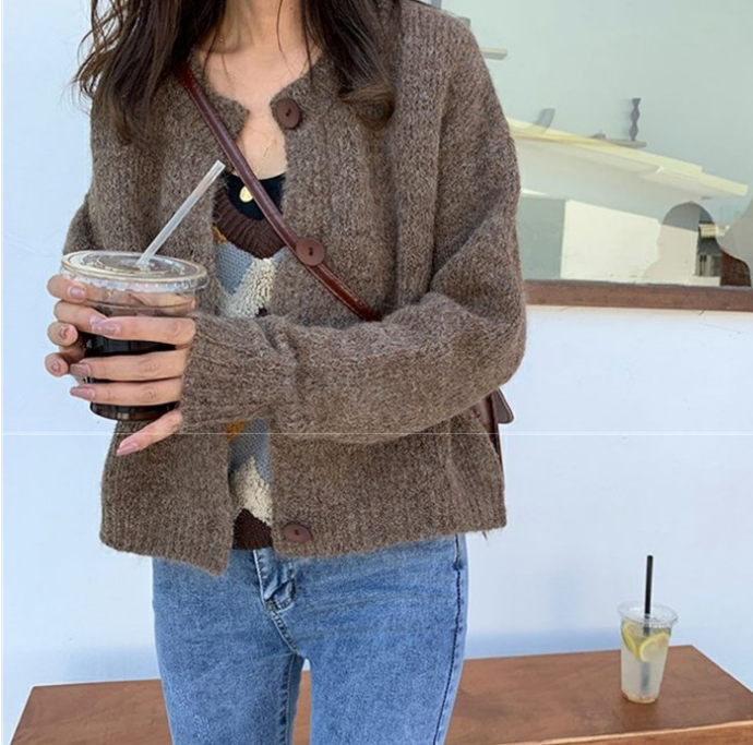 Orro Shop Open Front Cardigan - Stylish Buttoned Sweater