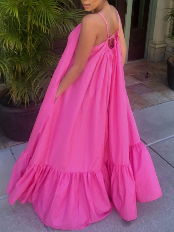 Cami Ruffle Maxi Dress  Fashionpara