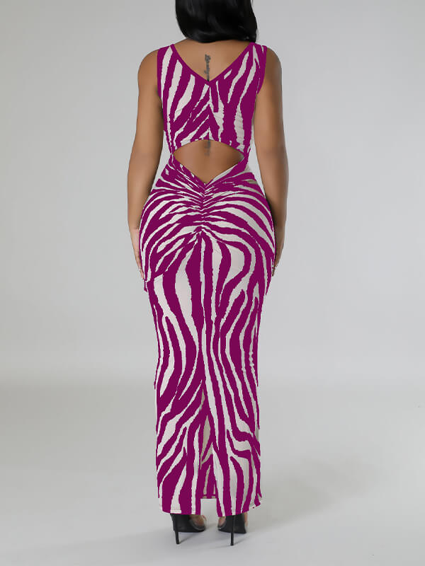 Printed Tank Dress  Fashionpara