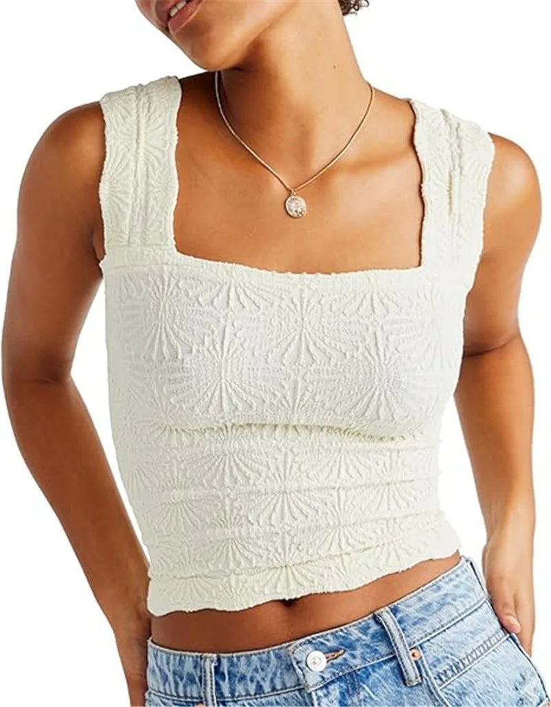 Love Letter Square Crop Top